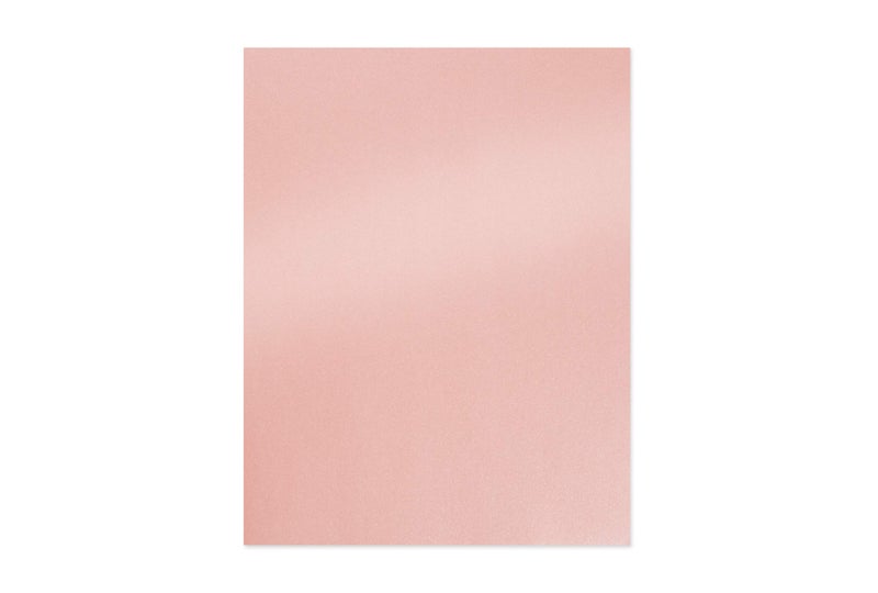 Bubbley Pink Metallic Paper - 100-Pack Light Pink Shimmer Paper, Crafting Supplies, Ticket, Invitation, Stationery, Scrapbook Use, Printer Friendly, 120 GSM, 8.5 x 11 Inches - Image 1